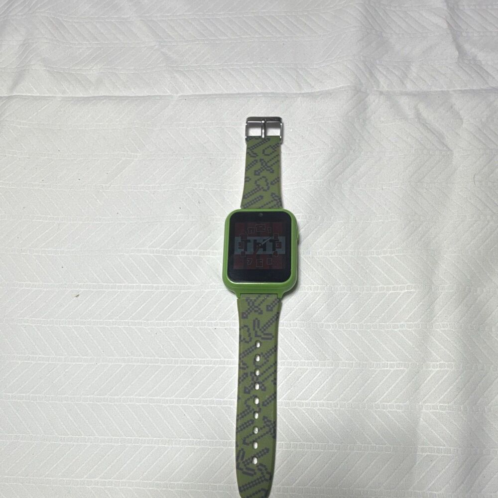 Minecraft MOJANG Kids Smartwatch Touchscreen Interactive Watch TESTED WORKS